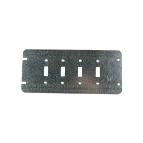 Steel City 4 GCS 4 GANG COVER, TOGGLE SWITCHES