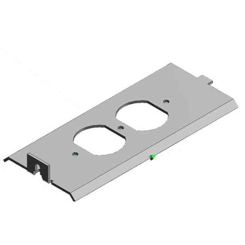 Steel City AFD 4A DATA PNL CVR SGL DPLX RCPT GALV STL