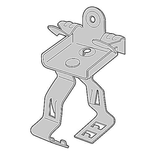 Steel City SSF-CC3/8-H3/4 Clip, Flange-Mount Conduit