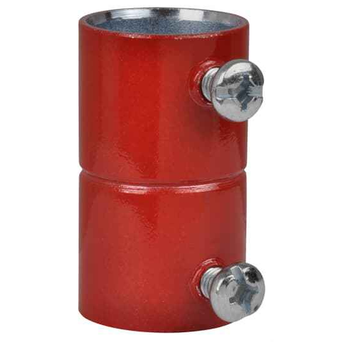 Steel City 3/4 Inch EMT Set Screw Coupling - Steel Construction with Zinc Plated Finish