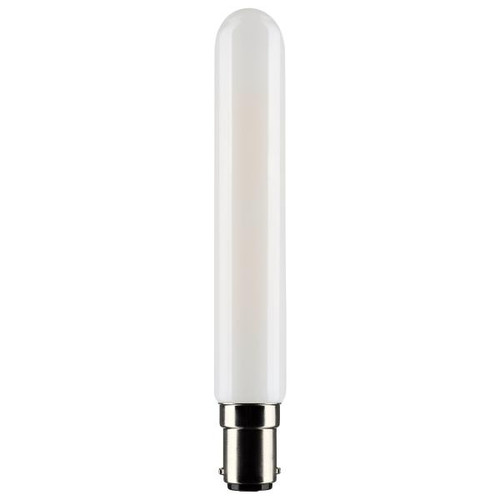 Satco Lighting SAT-S21376 4 Watt T6.5 LED - Frosted - Double Contact Bayonet Base - 3000K - 360 Lumens - 120 Volt