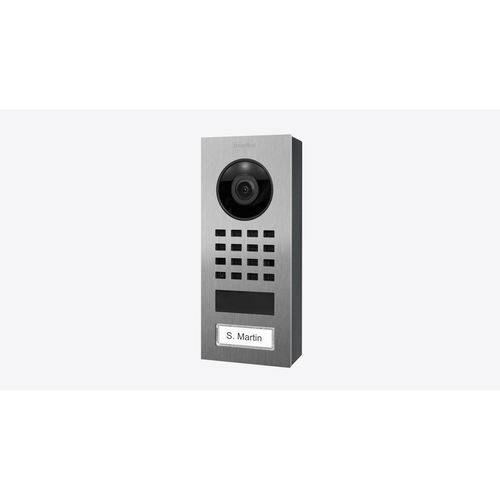 DoorBird 423866744 DV1101V Surface Mount IP Video Intercom with 1080p HDTV Camera and Night Vision