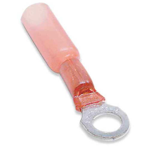 Sta-Kon RAS18-10X HEATSHR RING TERM, 22-18, No10, RED