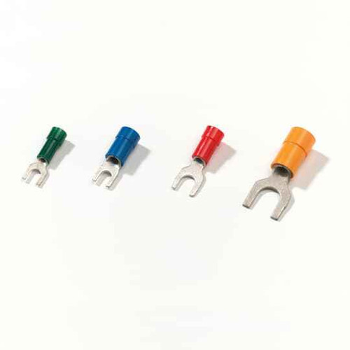 Sta-Kon RZ4F POLYCARBONATE INS FORK TERM GRN M4