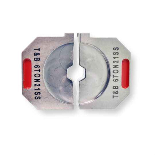 Blackburn 6TON21XSS 6TON SS HEX FLEX DIE W/DIE 21X RED