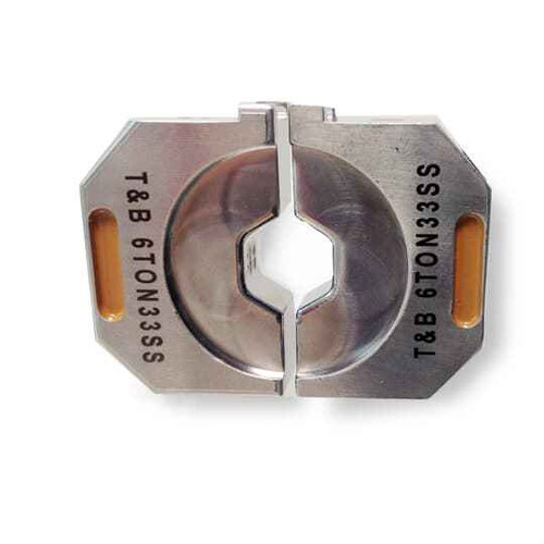 Blackburn 6TON33XSS 6TON SS HEX FLEX DIE W/DIE 33X BRN