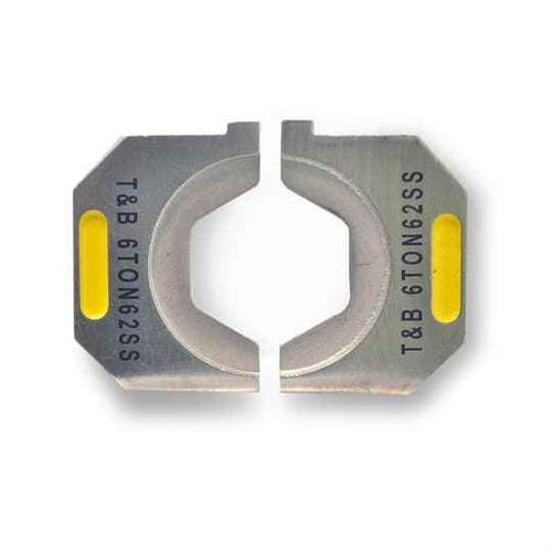Blackburn 6TON62XSS 6TON SS HEX FLEX DIE W/DIE 62X YEL
