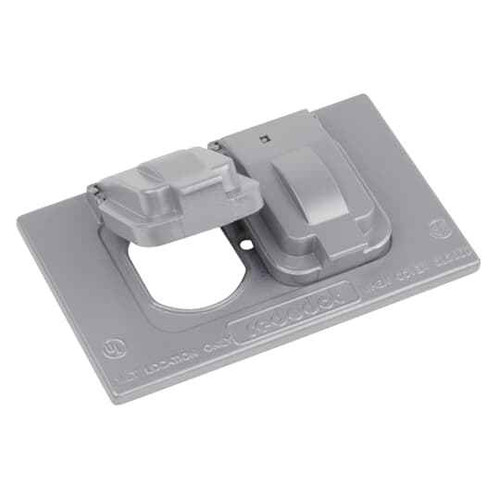 Red Dot DCCDSO-BR 1-GANG WP RCPT CBR BRZ AL