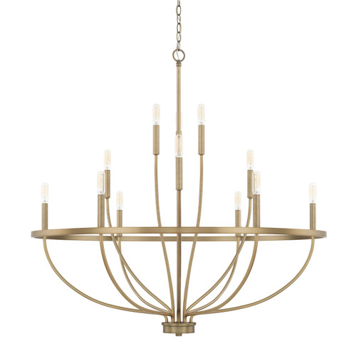 Capital Lighting CAP-428501 Greyson Urban / Industrial 12-Light Chandelier