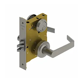 Hager 3882S 3800 Series Grade 1 Institution Mortise Lock with Lever and Rose, 2-3/4" Backset