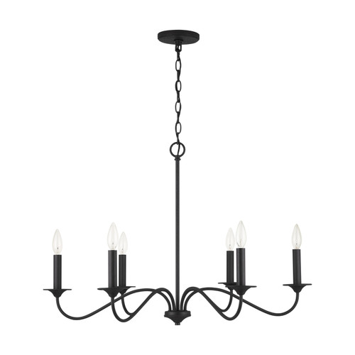 Capital Lighting CAP-437262 Vincent Transitional 6-Light Chandelier