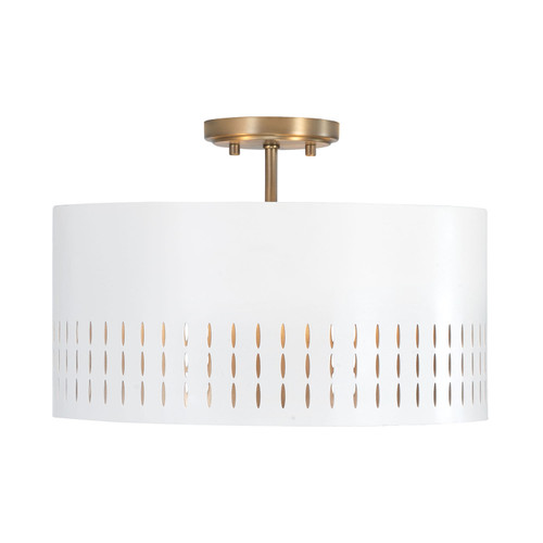 Capital Lighting CAP-250231 Dash Modern 3-Light Semi-Flush