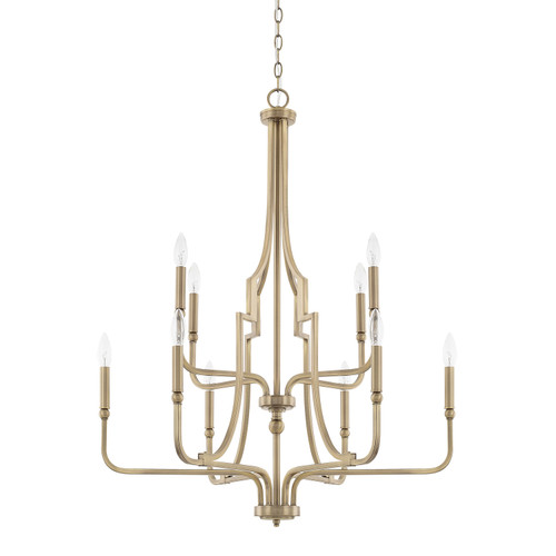 Capital Lighting CAP-419391 Dawson Transitional 10-Light Chandelier