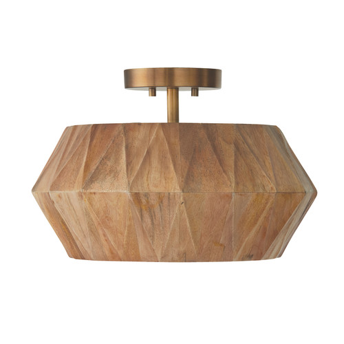 Capital Lighting CAP-251011 Nadeau Modern 1-Light Semi-Flush