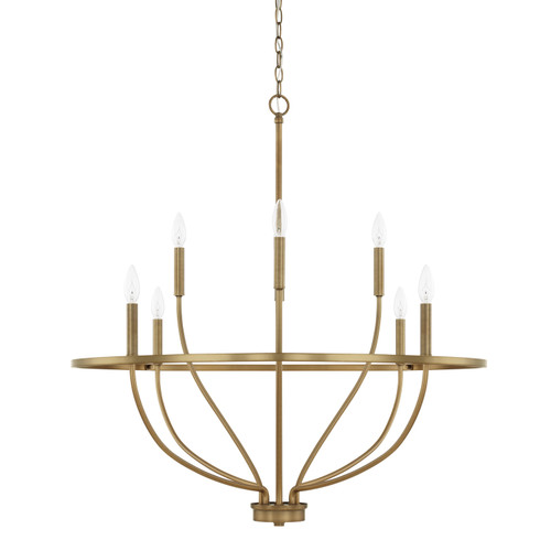 Capital Lighting CAP-428581 Greyson Urban / Industrial 8-Light Chandelier