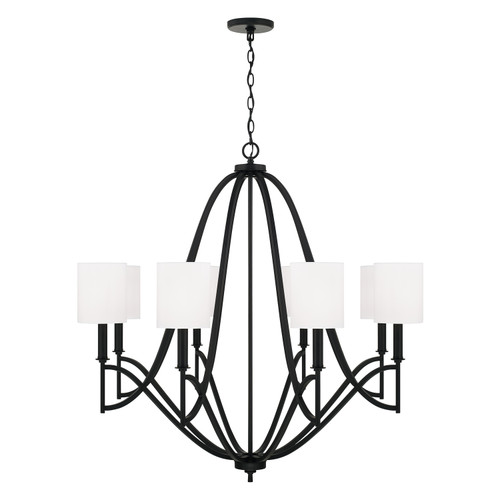 Capital Lighting CAP-442381 Sylvia Transitional 8-Light Chandelier