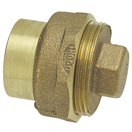 Nibco 816 DWV Fitting Cleanout Ftg x Cleanout w/Plug - Cast
