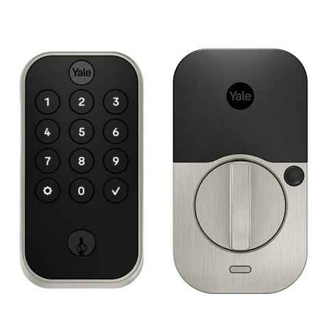 Yale Residential YRD614 Pro 2 Deadbolt Keypad Lock, Bluetooth Technology, SC1 5-Pin Key Override