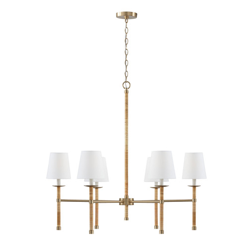 Capital Lighting CAP-447261 Tulum Transitional 6-Light Chandelier