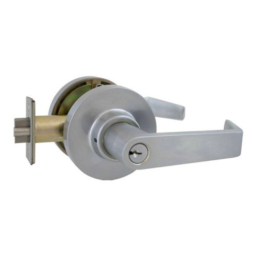 Marks USA 295DB Cylindrical Leversets, Classroom Intruder, Series 295, Crescent Lever, G3-Less Conventional Cylinder, 2-3/4in Backset, ANSI Strike Grade 1