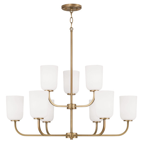 Capital Lighting CAP-448891 Lawson Transitional 9-Light Chandelier