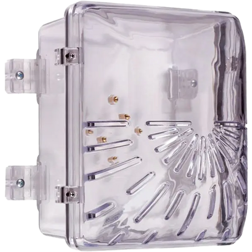 STI Horn/Strobe Damage Stopper® – Clear Polycarbonate Protective Cover with Optional Back Box or Spacer