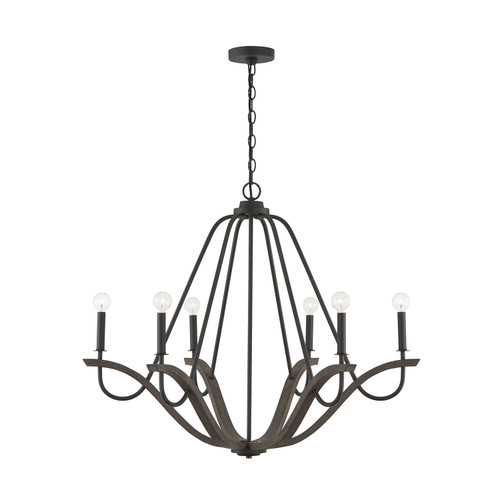 Capital Lighting CAP-447661 Clive Transitional 6-Light Chandelier