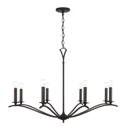 Capital Lighting CAP-442881 Jaymes Transitional 8-Light Chandelier