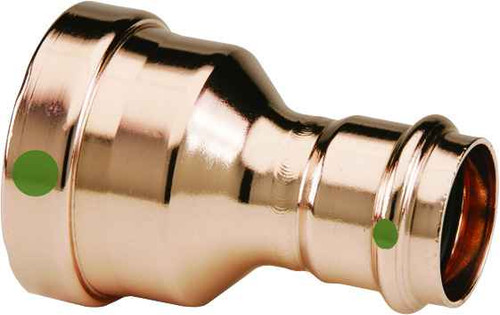 Viega 20710 ProPress reducer Smart Connect technology Copper, 3'' x 2'' Viega 20710 ProPress reducer Smart Connect technology Copper, 3'' x 2''
