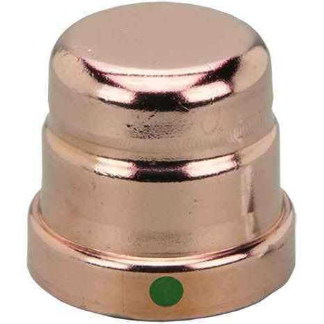 Viega 20848 ProPress cap Smart Connect technology Copper, 4''