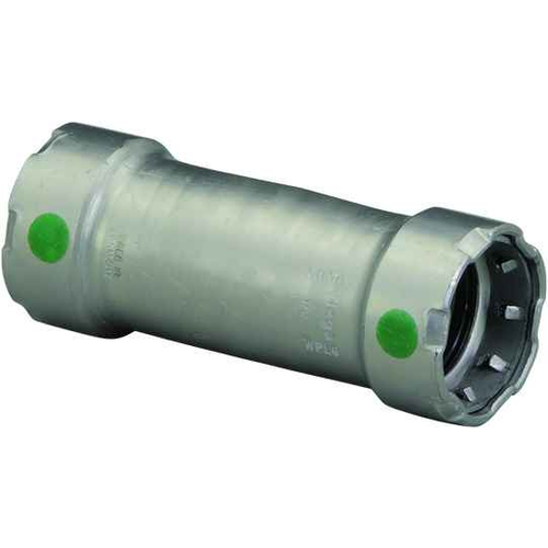 Viega 25085 MegaPress extended coupling No stop Smart Connect technology Carbon steel, 1-1/4'' x 1-1/4''