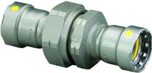 Viega 25716 MegaPressG union Smart Connect technology Carbon steel, 1-1/4'' x 1-1/4''