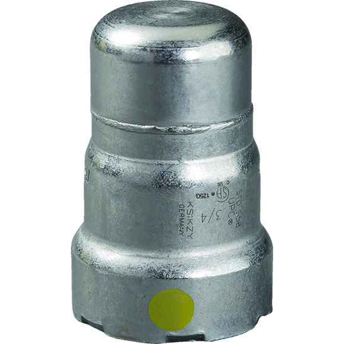 Viega 25731 MegaPressG cap Smart Connect technology Carbon steel, 1/2''