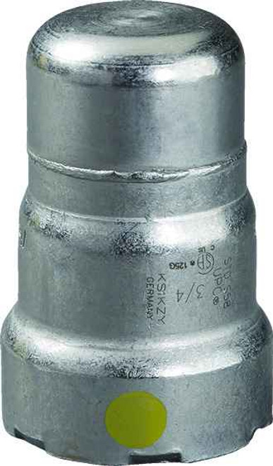 Viega 25736 MegaPressG cap Smart Connect technology Carbon steel, 3/4''