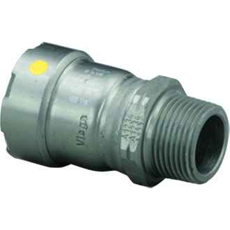 Viega 25111 MegaPressG adapter Smart Connect technology Carbon steel, 1'' x 1''