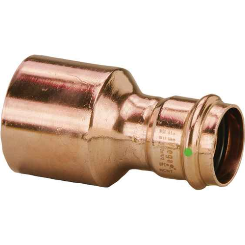 Viega 20763 ProPress reducer Smart Connect technology Copper, 3'' x 2''