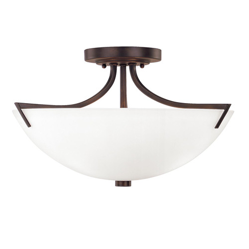 Capital Lighting CAP-4037 Stanton Transitional 3-Light Semi-Flush