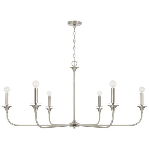 Capital Lighting CAP-448961 Presley Transitional 6-Light Chandelier