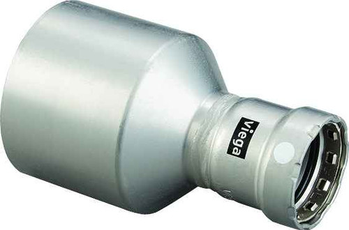 Viega 26715 MegaPress reducer Smart Connect technology Carbon steel, 2-1/2'' x 2'' Viega 26715 MegaPress reducer Smart Connect technology Carbon steel, 2-1/2'' x 2''