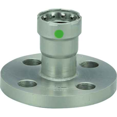 Viega 25785 MegaPress flange Smart Connect technology Carbon steel, 2''