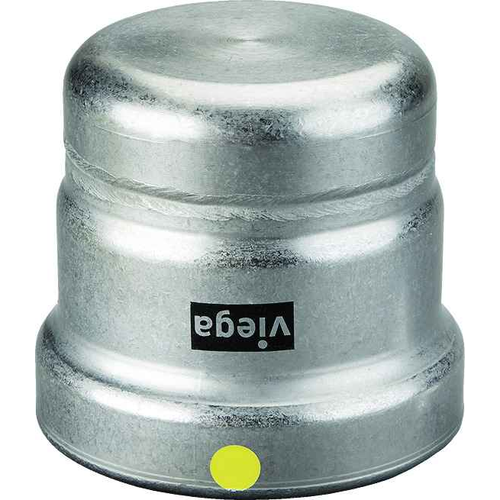 Viega 28865 MegaPressG cap Smart Connect technology Carbon steel, 3''