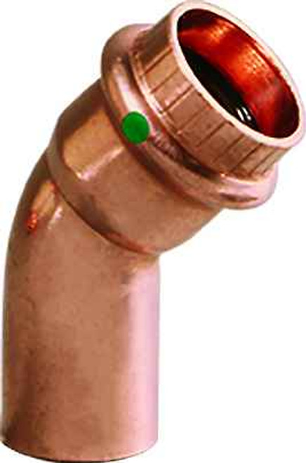 Viega 77068 ProPress 45° street elbow Smart Connect technology Copper, 1-1/2'' x 1-1/2''