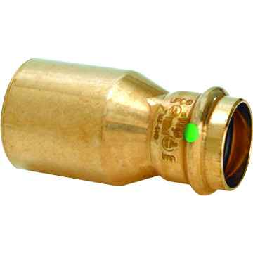 Viega 79850 ProPress reducer Smart Connect technology Zero Lead Bronze, 1-1/2'' x 1/2''