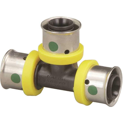 Viega 49544 PureFlow Press tee Smart Connect technology Polymer, 1'' x 3/4'' x 3/4''