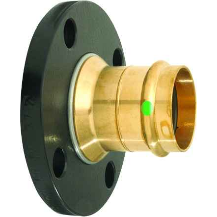 Viega 79695 ProPress adapter flange 2 - pc Smart Connect technology Zero Lead Bronze, 2'' - 4