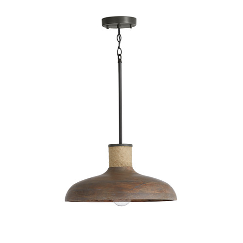 Capital Lighting CAP-340312 Jacob Urban / Industrial 1-Light Pendant