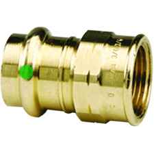 Viega 79370 ProPress adapter Smart Connect technology Zero Lead Bronze, 2'' x 2''