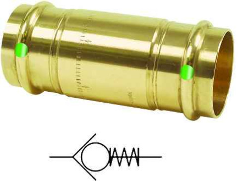 Viega 79035 ProPress check valve Smart Connect technology Zero Lead Bronze, 1/2'' x 1/2'' Viega 79035 ProPress check valve Smart Connect technology Zero Lead Bronze, 1/2'' x 1/2''