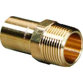 Viega 79380 ProPress adapter Zero Lead Bronze, 1/2'' x 1/2''