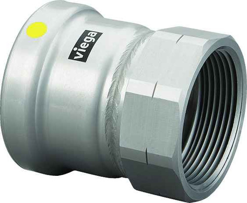 Viega 28765 MegaPressG adapter Smart Connect technology Carbon steel, 4'' x 4''